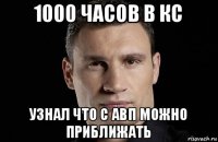 1000 часов в кс узнал что с авп можно приближать