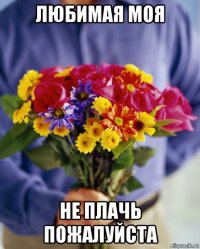 любимая моя не плачь пожалуйста
