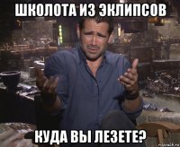 школота из эклипсов куда вы лезете?