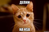 депни на hsb