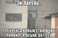  тут у рекса новый стаффчик появился. аська: 6677228