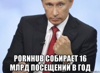  pornhub собирает 16 млрд посещений в год