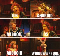 iOS android android ios android windows phone