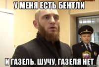 у меня есть бентли и газель. шучу, газеля нет