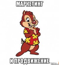 маркетинг и продвижение