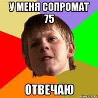 у меня сопромат 75 отвечаю