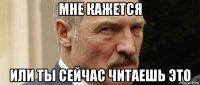 мне кажется или ты сейчас читаешь это