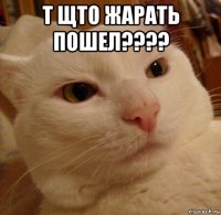 т щто жарать пошел???? 