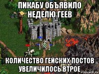 пикабу объявило неделю геев количество гейских постов увеличилось втрое