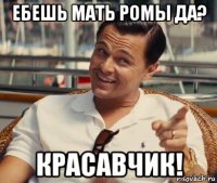 ебешь мать ромы да? красавчик!