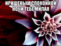 иришенька спокойной ночи тебе милая 