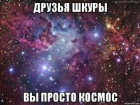 друзья шкуры вы просто космос