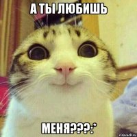 а ты любишь меня???:*