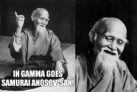 In Gamma goes samurai Anosov-san! 