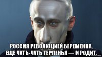  россия революцией беременна, еще чуть-чуть терпенья — и родит.