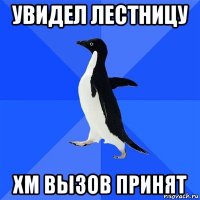 увидел лестницу хм вызов принят