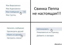 Свинка Пеппа не настоящая!!!