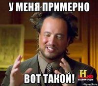 у меня примерно вот такой!