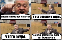 Зашл в майнкрафт на часок у того полно еды, у того руды, А У МЕНЯ ЦВЕТОЧЕК,НУ КАКОЙ ТУТ ЧАСОК!!!?!?!?!