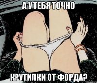 а у тебя точно крутилки от форда?