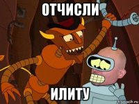 отчисли илиту