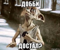 добби достал?