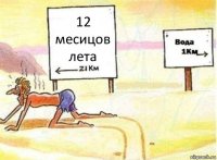 12 месицов лета