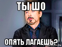 ты шо опять лагаешь?