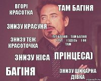 вгорі красотка Там багіня Знизу теж красоточка Багіня прінцеса) Тут багіня ↕ там багіня ➡ і тут ⬅ і здесь ⬆ і он там⬇ Знизу кiса Знизу шикарна дівка Знизу красуня 