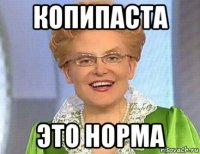 копипаста это норма