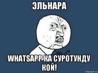 эльнара whatsapp ка суротунду кой!