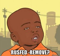  rusfed -remove?