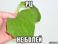 рц не болей