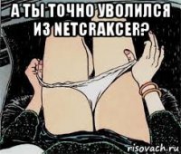 а ты точно уволился из netcrakcer? 