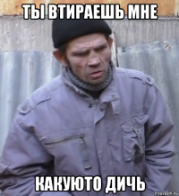 ты втираешь мне какуюто дичь