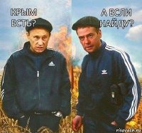 А ЕСЛИ НАЙДУ? КРЫМ ЕСТЬ?