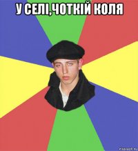 у селі,чоткій коля 