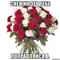 снежик,это тебе поправляйся,а.