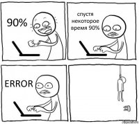 90% спустя некоторое время 90% ERROR 