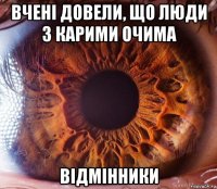 вчені довели, що люди з карими очима відмінники