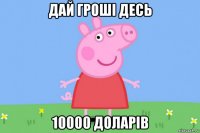 дай гроші десь 10000 доларів