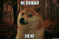 не пожал 50 кг