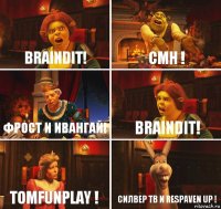 BrainDit! CMH ! Фрост и Ивангай! BrainDit! TomFunPlay ! Силвер ТВ и Respaven up !