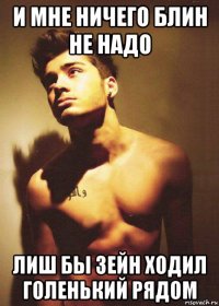 и мне ничего блин не надо лиш бы зейн ходил голенький рядом