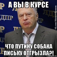 а вы в курсе что путину собака письку отгрызла?!