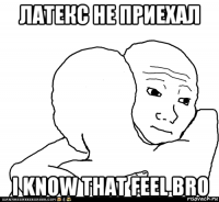 латекс не приехал i know that feel bro