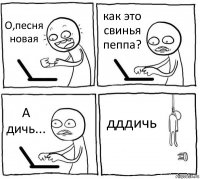 О,песня новая как это свинья пеппа? А дичь... дддичь