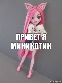 привет я Миникотик