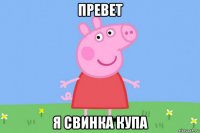 превет я свинка купа