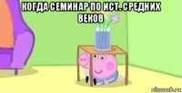 когда семинар по ист. средних веков 